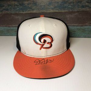 Drew Dosch signed Bowie Baysox hat Game Used? MILB